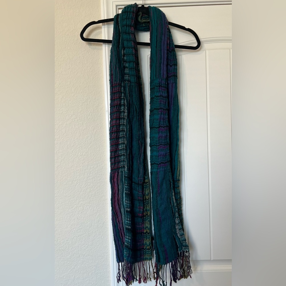 Forever21 Green Multicolor Scarf